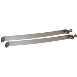 Exhaust metal band for cup-pipe, 2 pcs., stainless steel