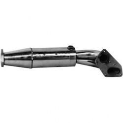 Catalytic converter, Sport, Stainless Steel, polished