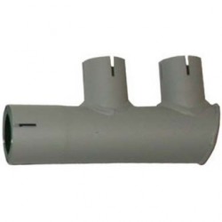 Connecting piece for exhaust