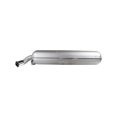 Rear exhaust double wall stainless steel - inside/outside, exactly according to original specifications