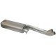 Rear exhaust, Stainless Steel