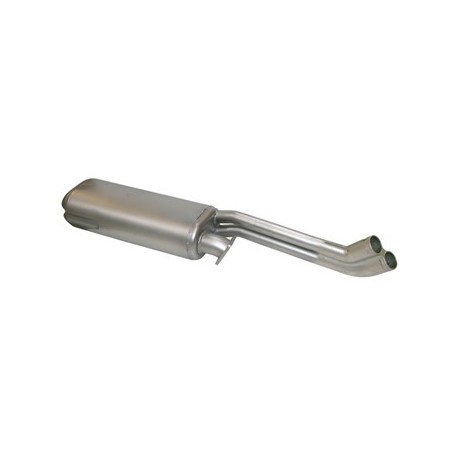 Rear exhaust, Stainless Steel