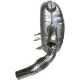 Rear standard exhaust, OE-style, right, Stainless Steel. With TÜV/EEC approval