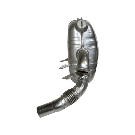 Rear standard exhaust, OE-style, right, Stainless Steel. With TÜV/EEC approval