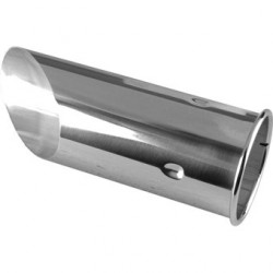 Exhaust tip, chrome