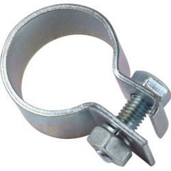 Clamp for mounting exhaust to heat exchanger, 42.5 mm