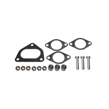 Mounting kit for heat exchanger with 4 gaskets, nuts & bolts